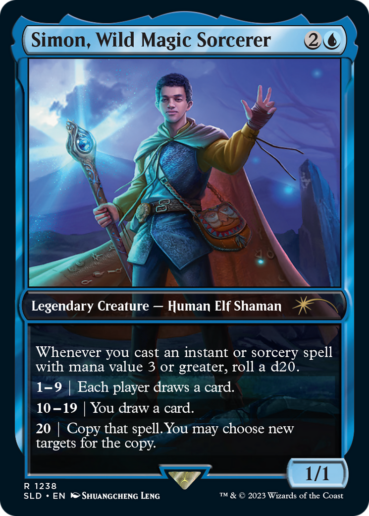 Simon, Wild Magic Sorcerer [Secret Lair Drop Series] | Kessel Run Games Inc. 