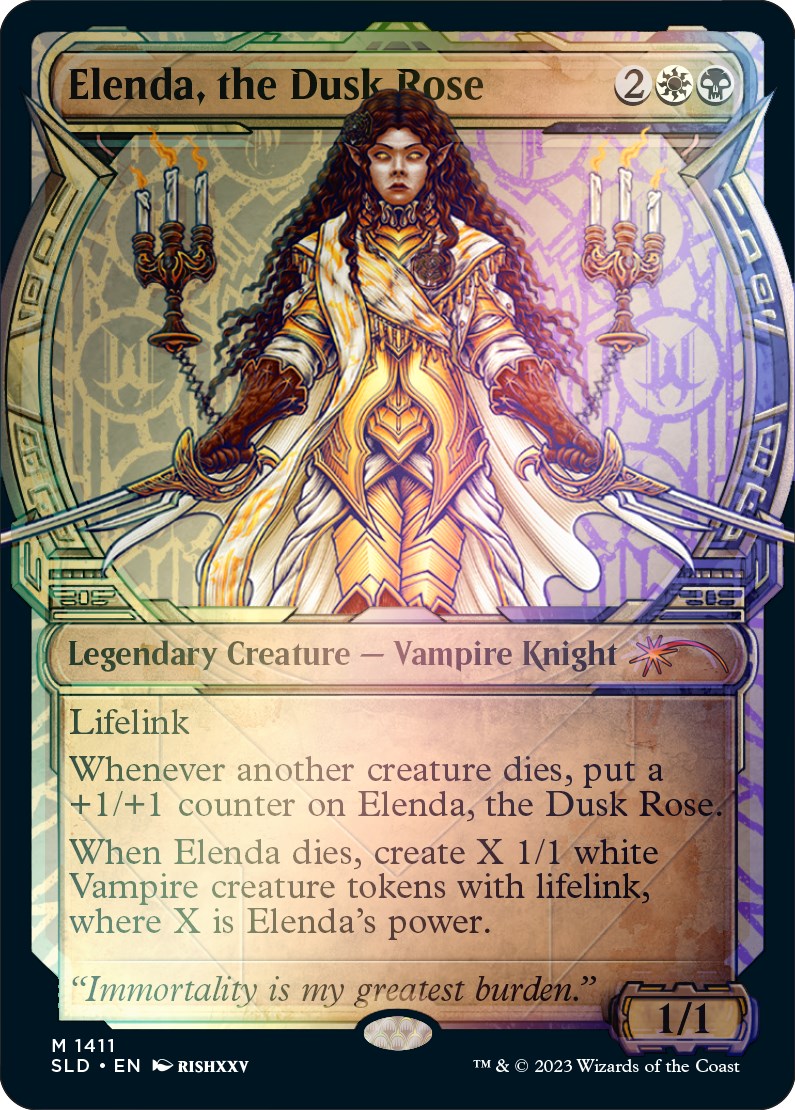 Elenda, the Dusk Rose (Rainbow Foil) [Secret Lair Drop Series] | Kessel Run Games Inc. 