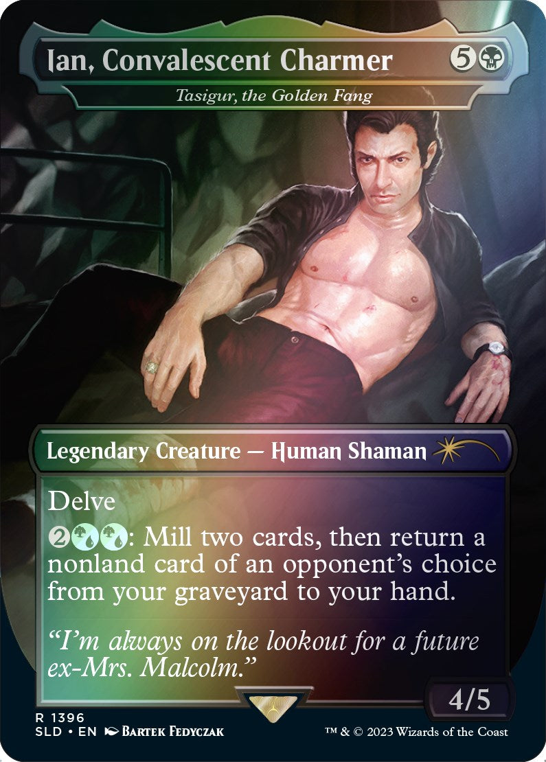 Ian, Convalescent Charmer - Tasigur, the Golden Fang (Rainbow Foil) [Secret Lair Drop Series] | Kessel Run Games Inc. 