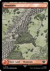 Mountain (719) (Surge Foil) [The Lord of the Rings: Tales of Middle-Earth] | Kessel Run Games Inc. 