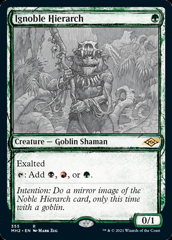 Ignoble Hierarch (Sketch) [Modern Horizons 2] | Kessel Run Games Inc. 