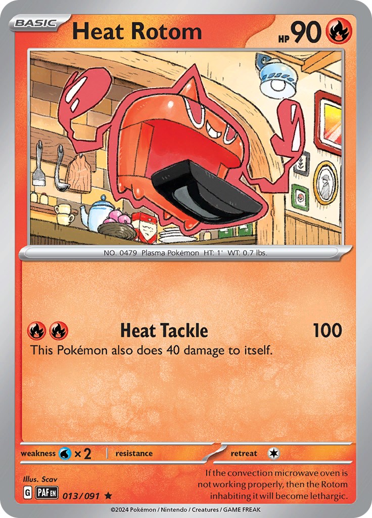 Heat Rotom (013/091) [Scarlet & Violet: Paldean Fates] | Kessel Run Games Inc. 