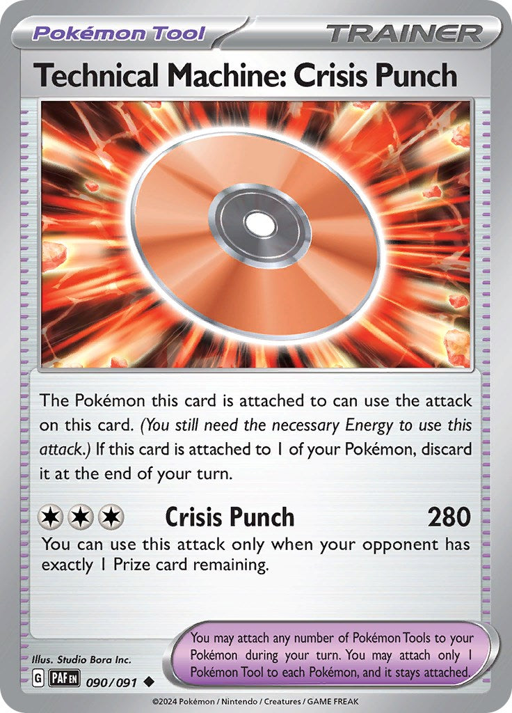 Technical Machine: Crisis Punch (090/091) [Scarlet & Violet: Paldean Fates] | Kessel Run Games Inc. 
