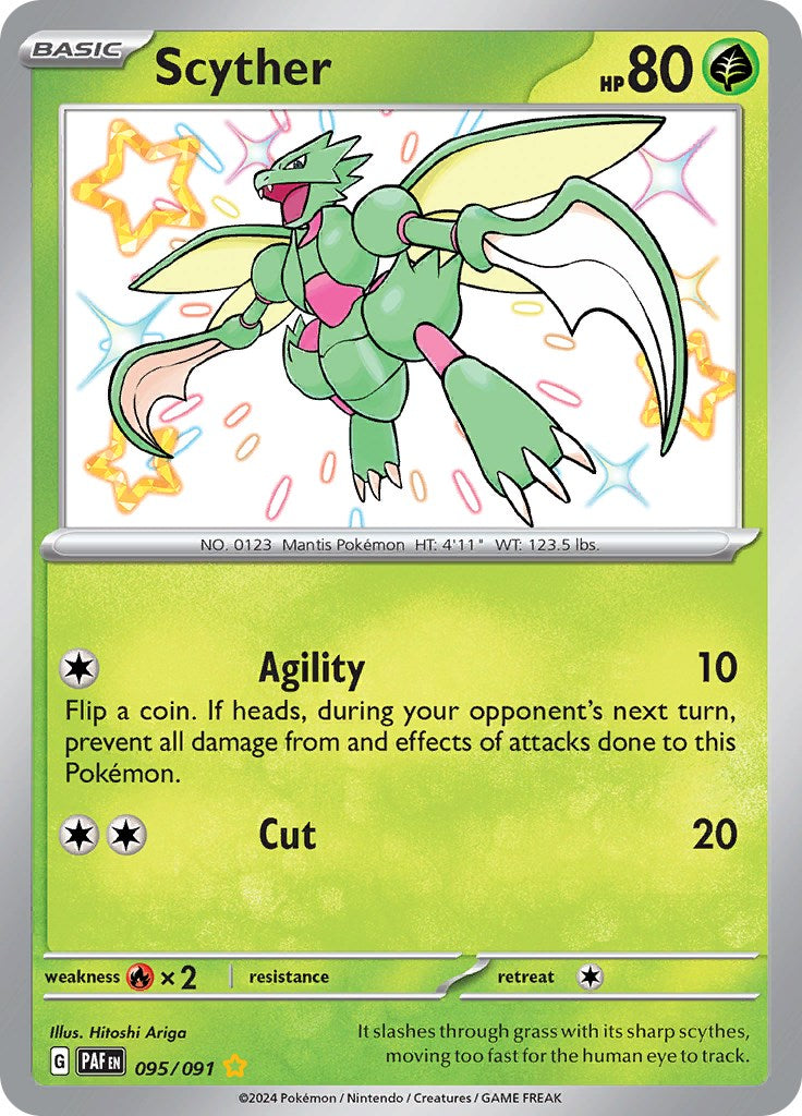 Scyther (095/091) [Scarlet & Violet: Paldean Fates] | Kessel Run Games Inc. 