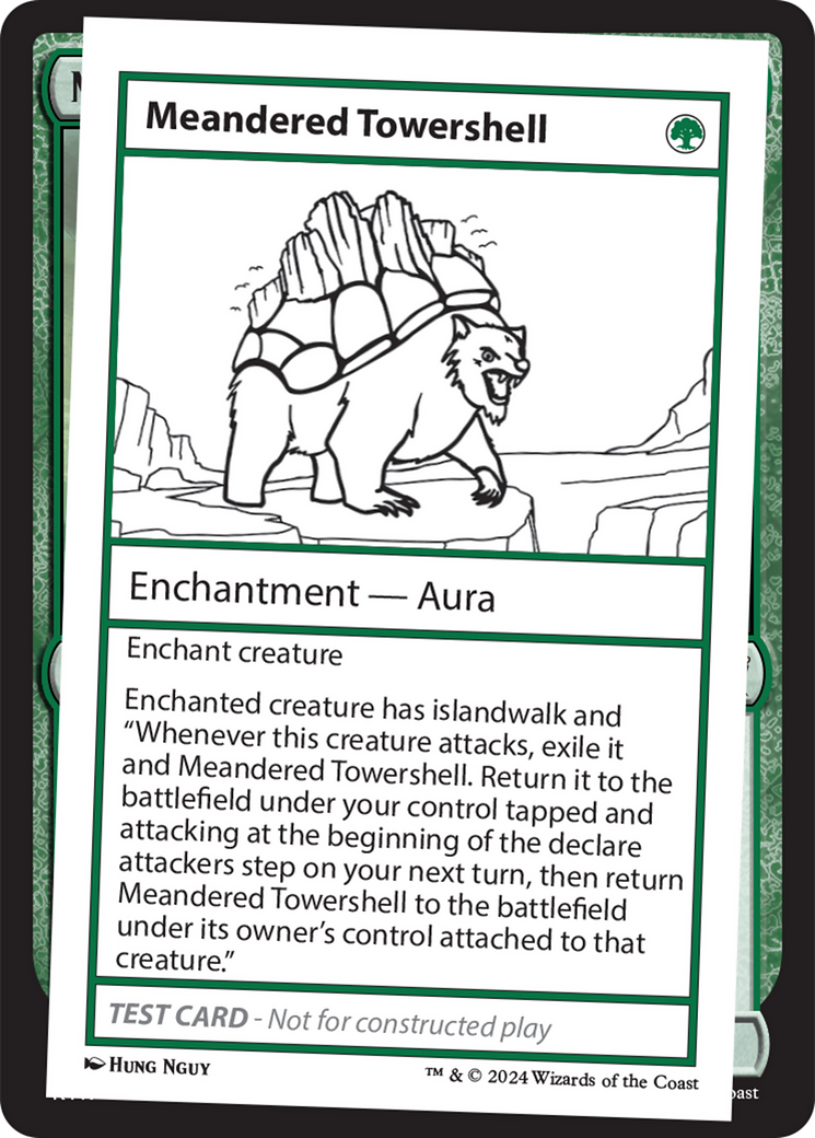 Meandered Towershell [Mystery Booster 2 Playtest Cards] | Kessel Run Games Inc. 