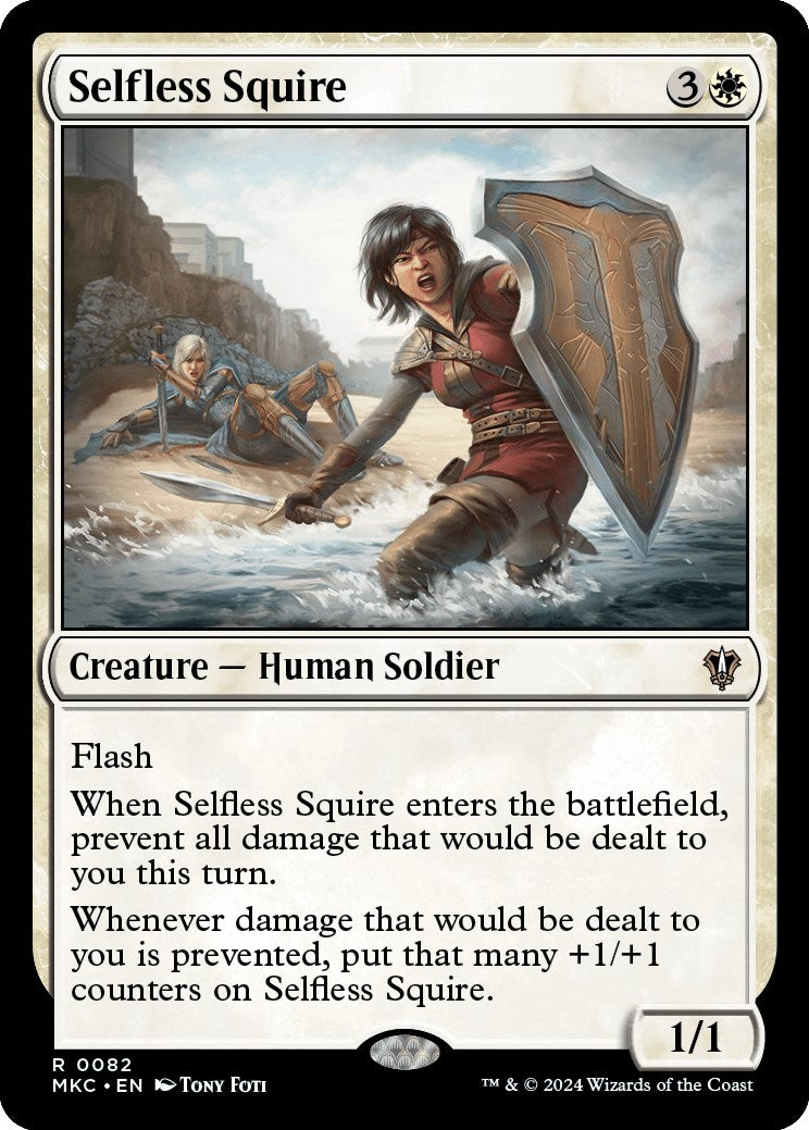 Selfless Squire [Murders at Karlov Manor Commander] | Kessel Run Games Inc. 