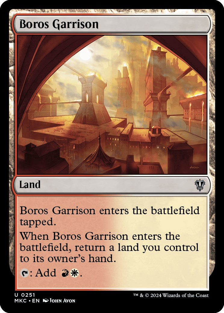 Boros Garrison [Murders at Karlov Manor Commander] | Kessel Run Games Inc. 