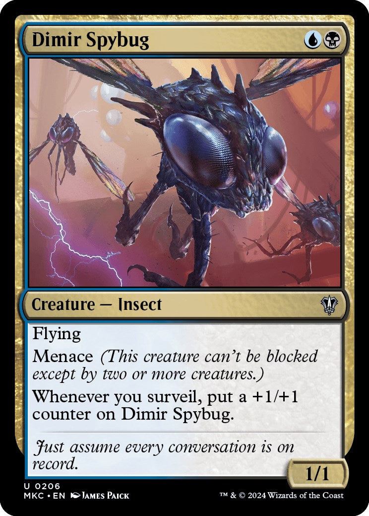 Dimir Spybug [Murders at Karlov Manor Commander] | Kessel Run Games Inc. 