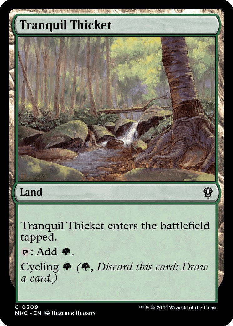 Tranquil Thicket [Murders at Karlov Manor Commander] | Kessel Run Games Inc. 