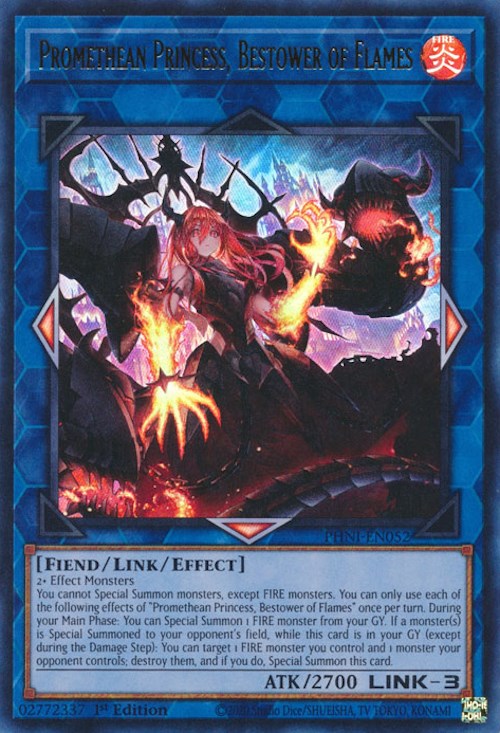 Promethean Princess, Bestower of Flames [PHNI-EN052] Ultra Rare | Kessel Run Games Inc. 