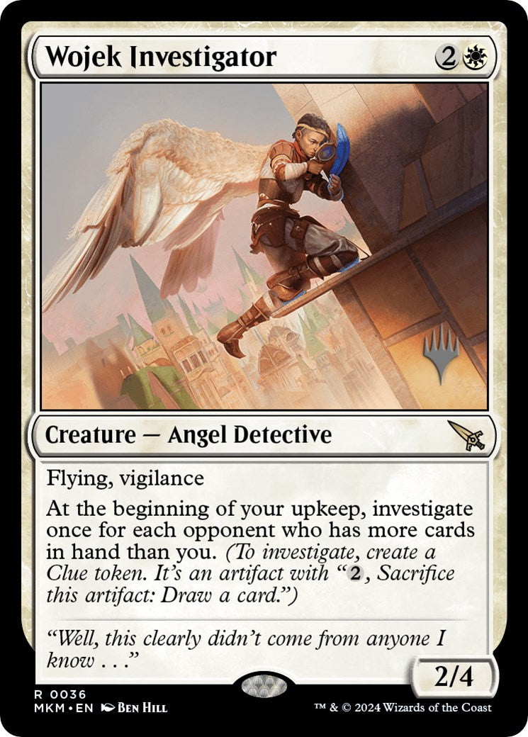 Wojek Investigator (Promo Pack) [Murders at Karlov Manor Promos] | Kessel Run Games Inc. 