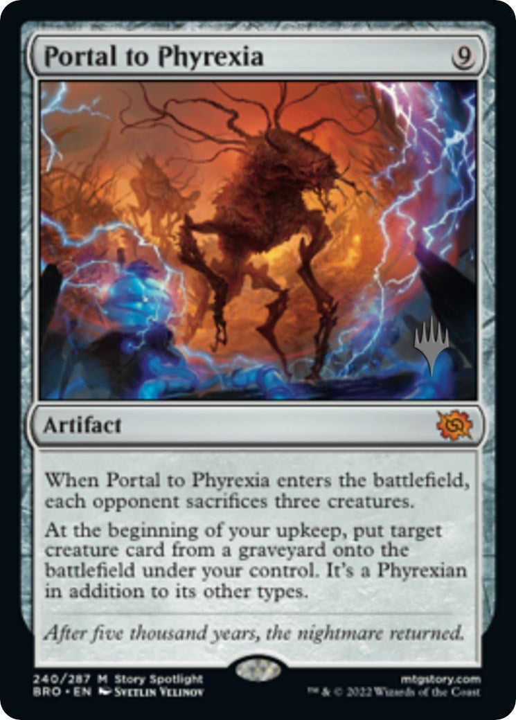 Portal to Phyrexia (Promo Pack) [The Brothers' War Promos] | Kessel Run Games Inc. 