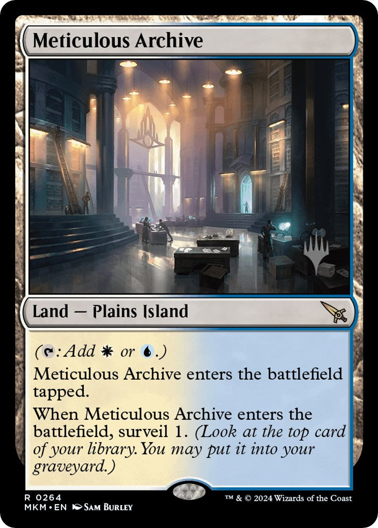 Meticulous Archive (Promo Pack) [Murders at Karlov Manor Promos] | Kessel Run Games Inc. 