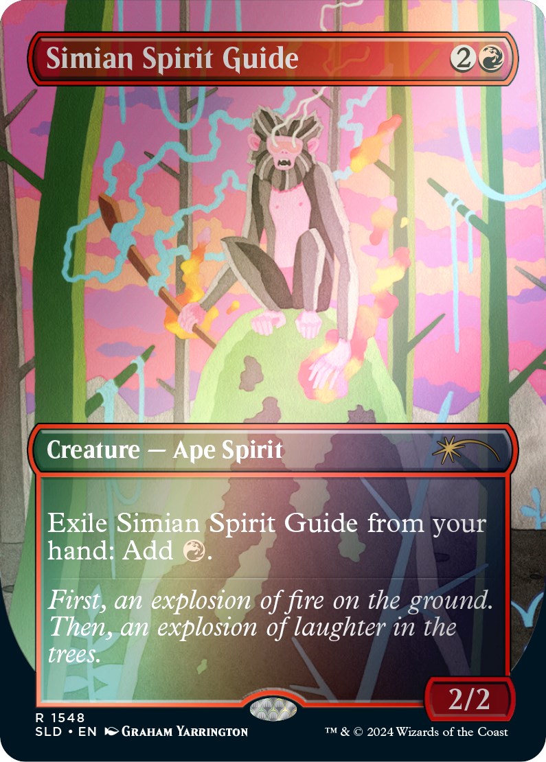 Simian Spirit Guide (Rainbow Foil) [Secret Lair Drop Series] | Kessel Run Games Inc. 