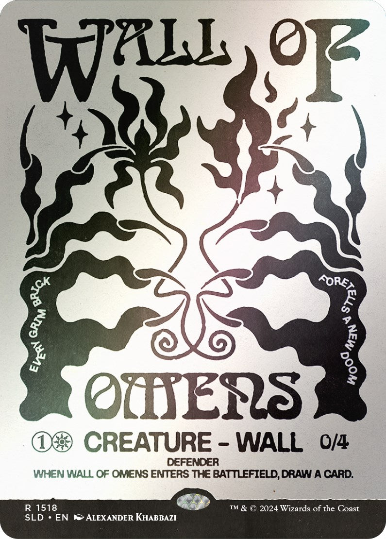 Wall of Omens (Rainbow Foil) [Secret Lair Drop Series] | Kessel Run Games Inc. 