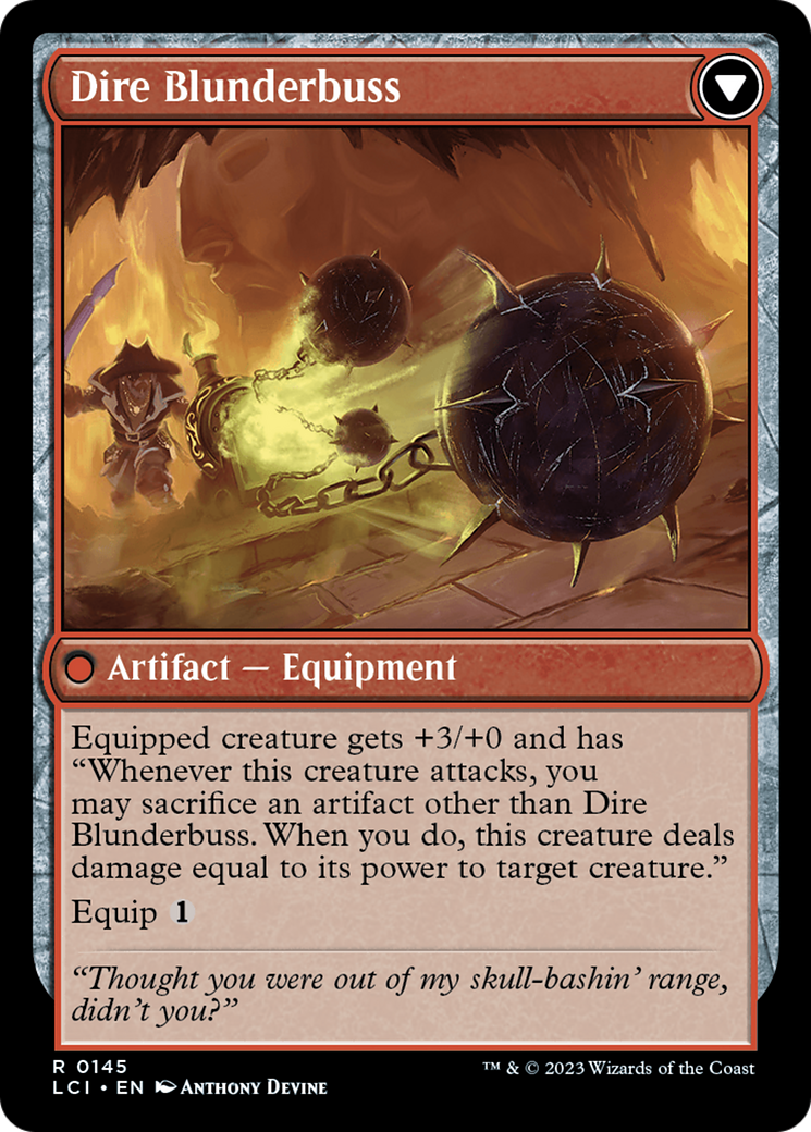 Dire Flail [The Lost Caverns of Ixalan] | Kessel Run Games Inc. 