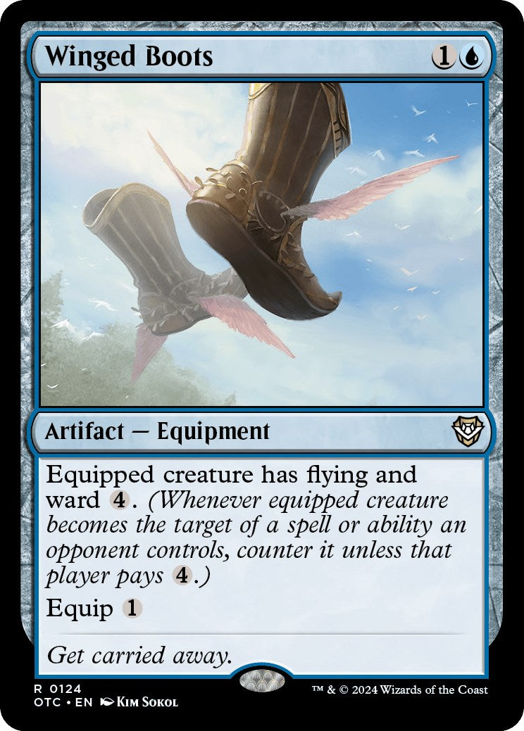 Winged Boots [Outlaws of Thunder Junction Commander] | Kessel Run Games Inc. 