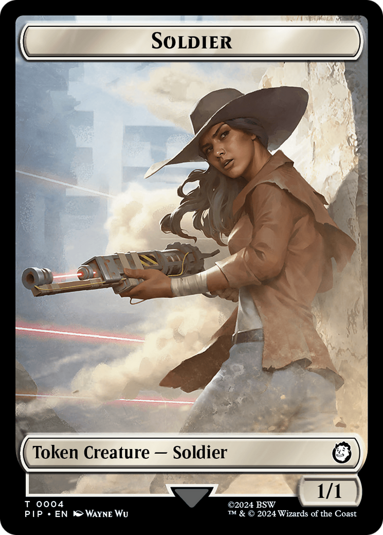 Junk // Soldier (0004) Double-Sided Token [Fallout Tokens] | Kessel Run Games Inc. 