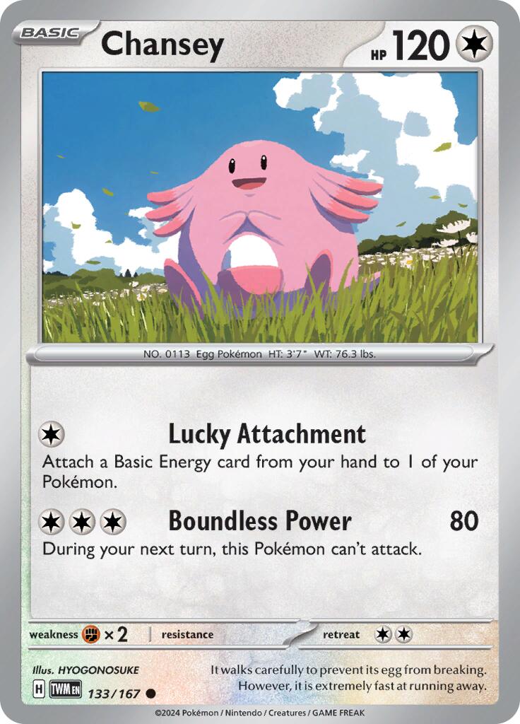 Chansey (133/167) [Scarlet & Violet: Twilight Masquerade] | Kessel Run Games Inc. 