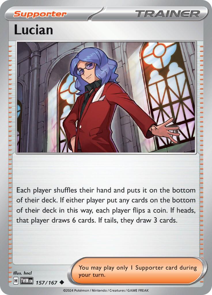 Lucian (157/167) [Scarlet & Violet: Twilight Masquerade] | Kessel Run Games Inc. 