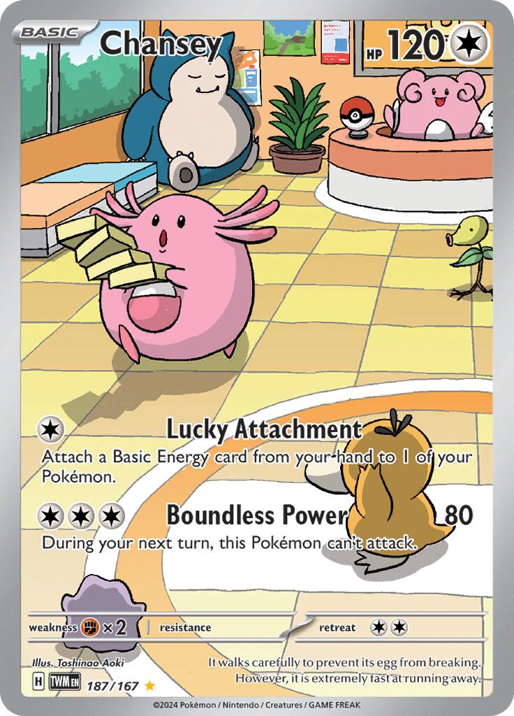 Chansey (187/167) [Scarlet & Violet: Twilight Masquerade] | Kessel Run Games Inc. 