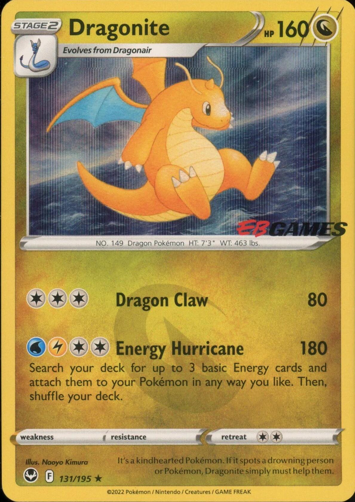 Dragonite (131/195) (EB Games Exclusive) [Miscellaneous Cards] | Kessel Run Games Inc. 