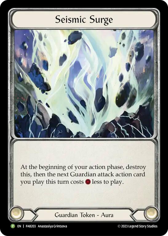 Seismic Surge (Cold Foil) [FAB203] (Promo)  Cold Foil | Kessel Run Games Inc. 