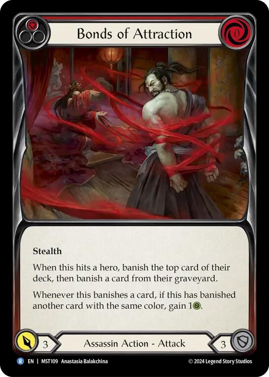 Bonds of Attraction (Red) [MST109] (Part the Mistveil)  Rainbow Foil | Kessel Run Games Inc. 