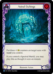 Astral Etchings (Red) [MST134] (Part the Mistveil)  Rainbow Foil | Kessel Run Games Inc. 