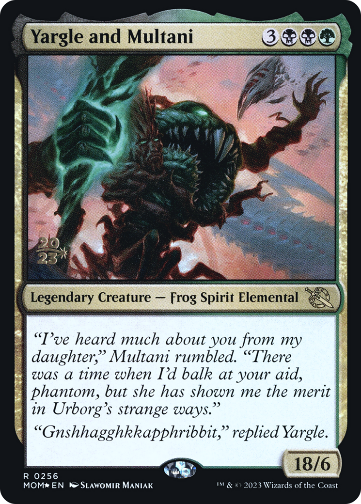 Yargle and Multani [March of the Machine Prerelease Promos] | Kessel Run Games Inc. 