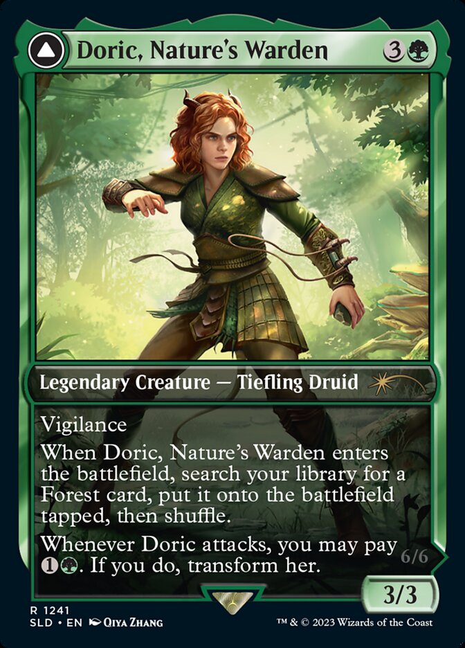 Doric, Nature's Warden // Doric, Owlbear Avenger [Secret Lair Drop Series] | Kessel Run Games Inc. 