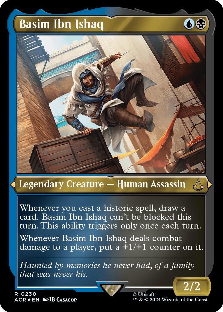 Basim Ibn Ishaq (Foil Etched) [Assassin's Creed] | Kessel Run Games Inc. 