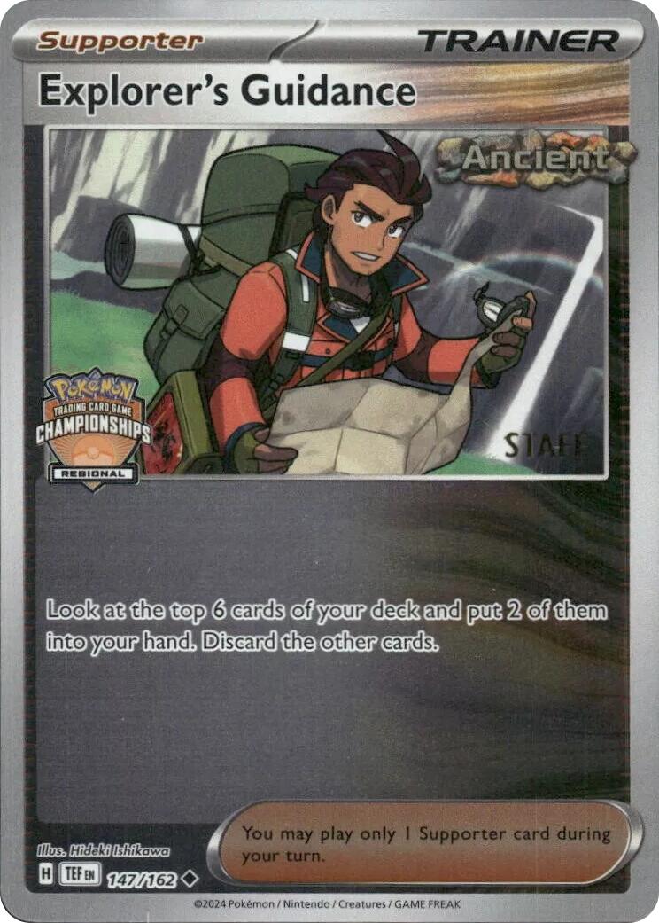 Explorer's Guidance (147/162) (2023 Regional Championships Staff) [League & Championship Cards] | Kessel Run Games Inc. 