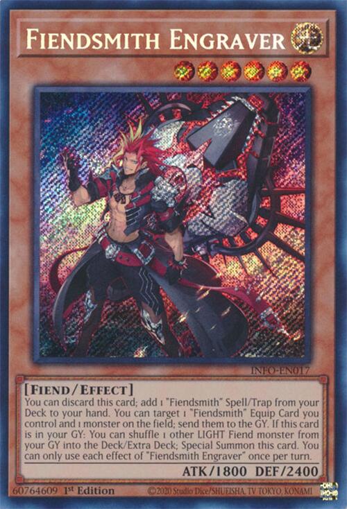 Fiendsmith Engraver [INFO-EN017] Secret Rare | Kessel Run Games Inc. 