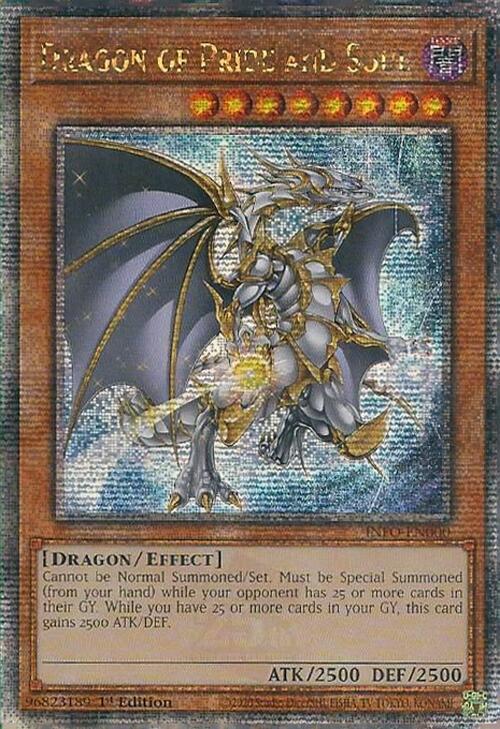 Dragon of Pride and Soul (Quarter Century Secret Rare) [INFO-EN000] Quarter Century Secret Rare | Kessel Run Games Inc. 