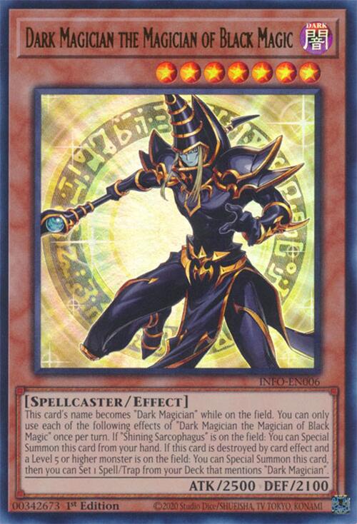 Dark Magician the Magician of Black Magic [INFO-EN006] Ultra Rare | Kessel Run Games Inc. 