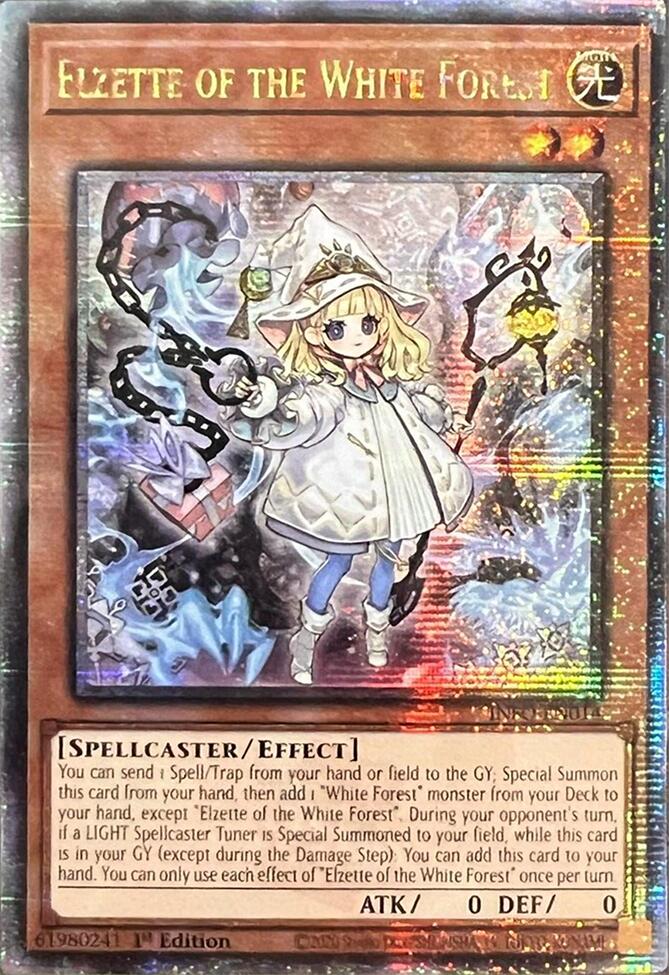 Elzette of the White Forest (Quarter Century Secret Rare) [INFO-EN014] Quarter Century Secret Rare | Kessel Run Games Inc. 