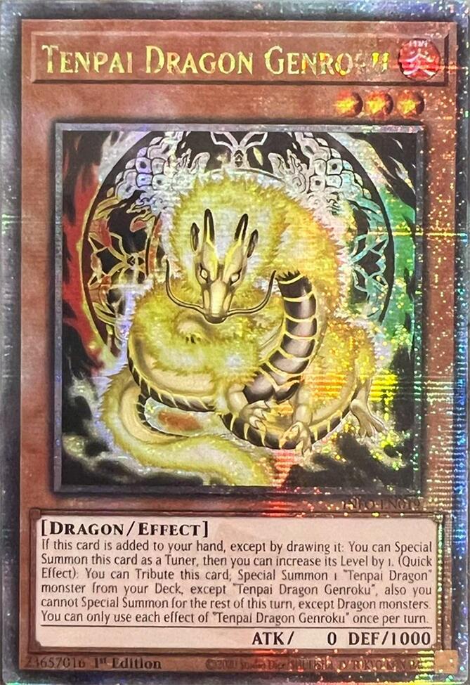 Tenpai Dragon Genroku (Quarter Century Secret Rare) [INFO-EN019] Quarter Century Secret Rare | Kessel Run Games Inc. 