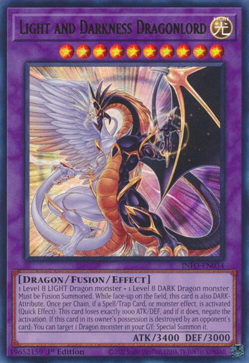 Light and Darkness Dragonlord [INFO-EN034] Ultra Rare | Kessel Run Games Inc. 