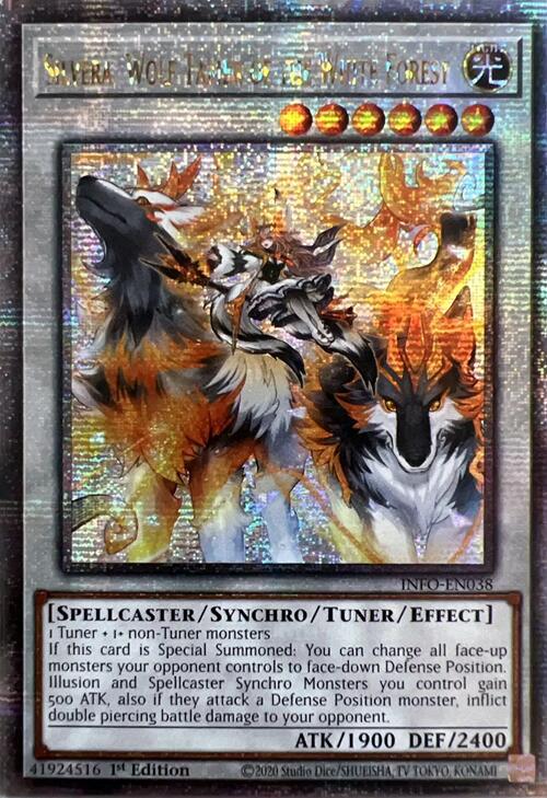 Silvera, Wolf Tamer of the White Forest (Quarter Century Secret Rare) [INFO-EN038] Quarter Century Secret Rare | Kessel Run Games Inc. 