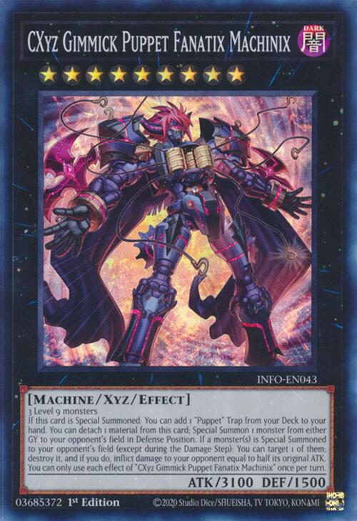 CXyz Gimmick Puppet Fanatix Machinix [INFO-EN043] Super Rare | Kessel Run Games Inc. 