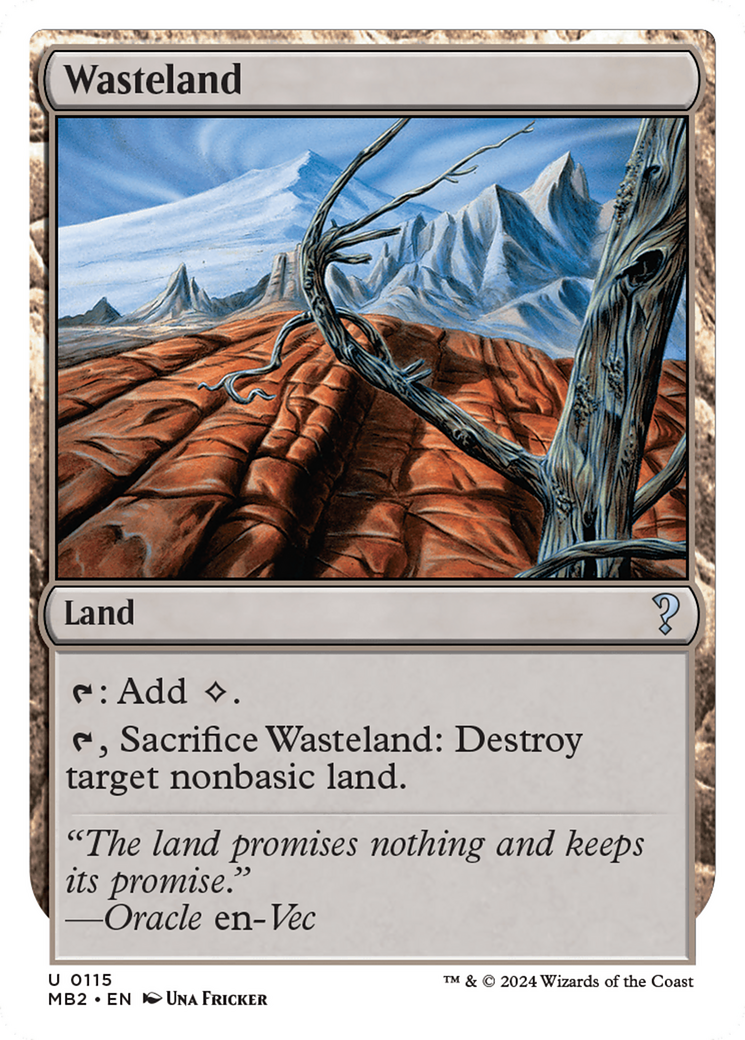 Wasteland [Mystery Booster 2] | Kessel Run Games Inc. 