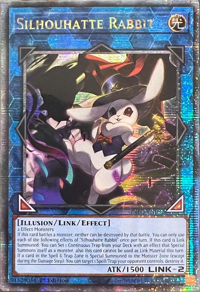 Silhouhatte Rabbit (Quarter Century Secret Rare) [INFO-EN052] Quarter Century Secret Rare | Kessel Run Games Inc. 