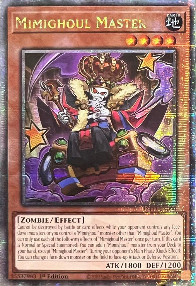 Mimighoul Master (Quarter Century Secret Rare) [INFO-EN090] Quarter Century Secret Rare | Kessel Run Games Inc. 