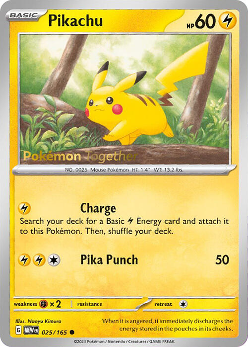 Pikachu (025/165) (PokePost Promo) [Scarlet & Violet: 151] | Kessel Run Games Inc. 