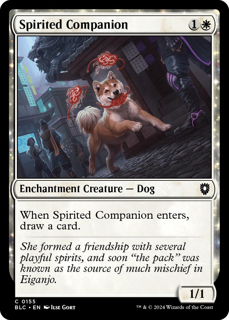 Spirited Companion [Bloomburrow Commander] | Kessel Run Games Inc. 