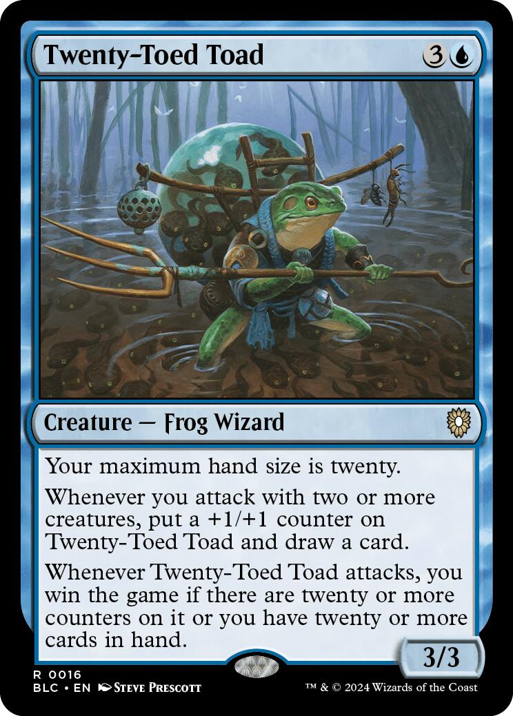 Twenty-Toed Toad [Bloomburrow Commander] | Kessel Run Games Inc. 