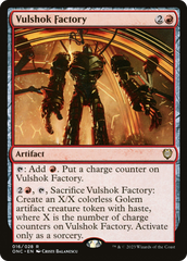 Vulshok Factory [Phyrexia: All Will Be One Commander] | Kessel Run Games Inc. 