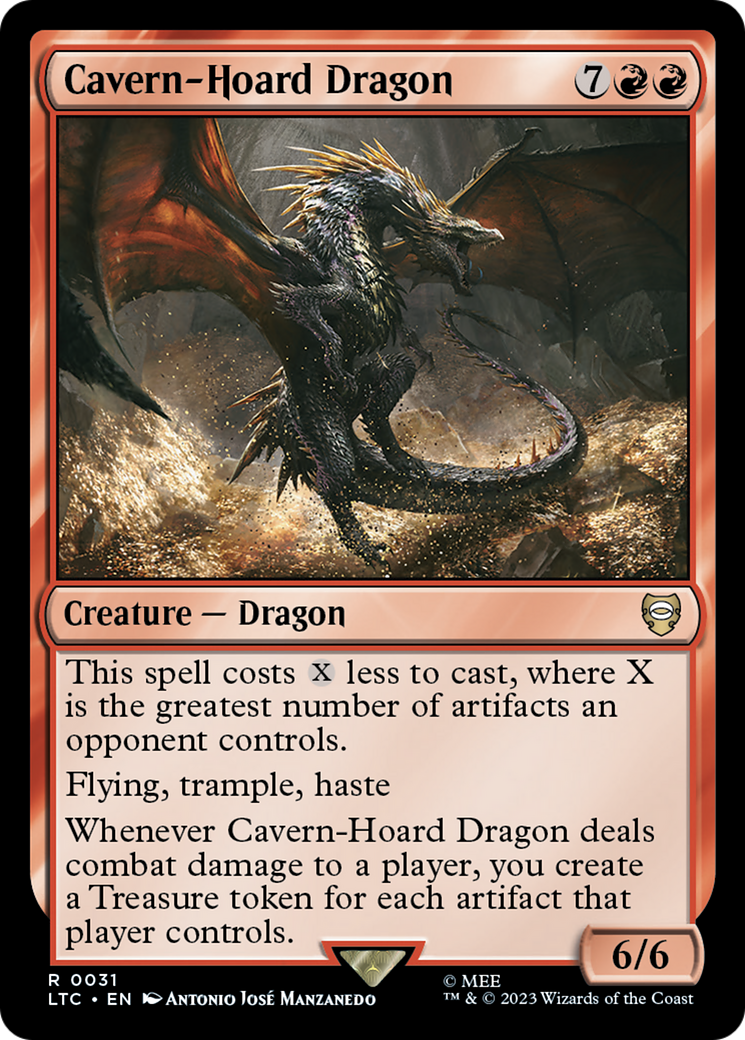 Cavern-Hoard Dragon [The Lord of the Rings: Tales of Middle-Earth Commander] | Kessel Run Games Inc. 