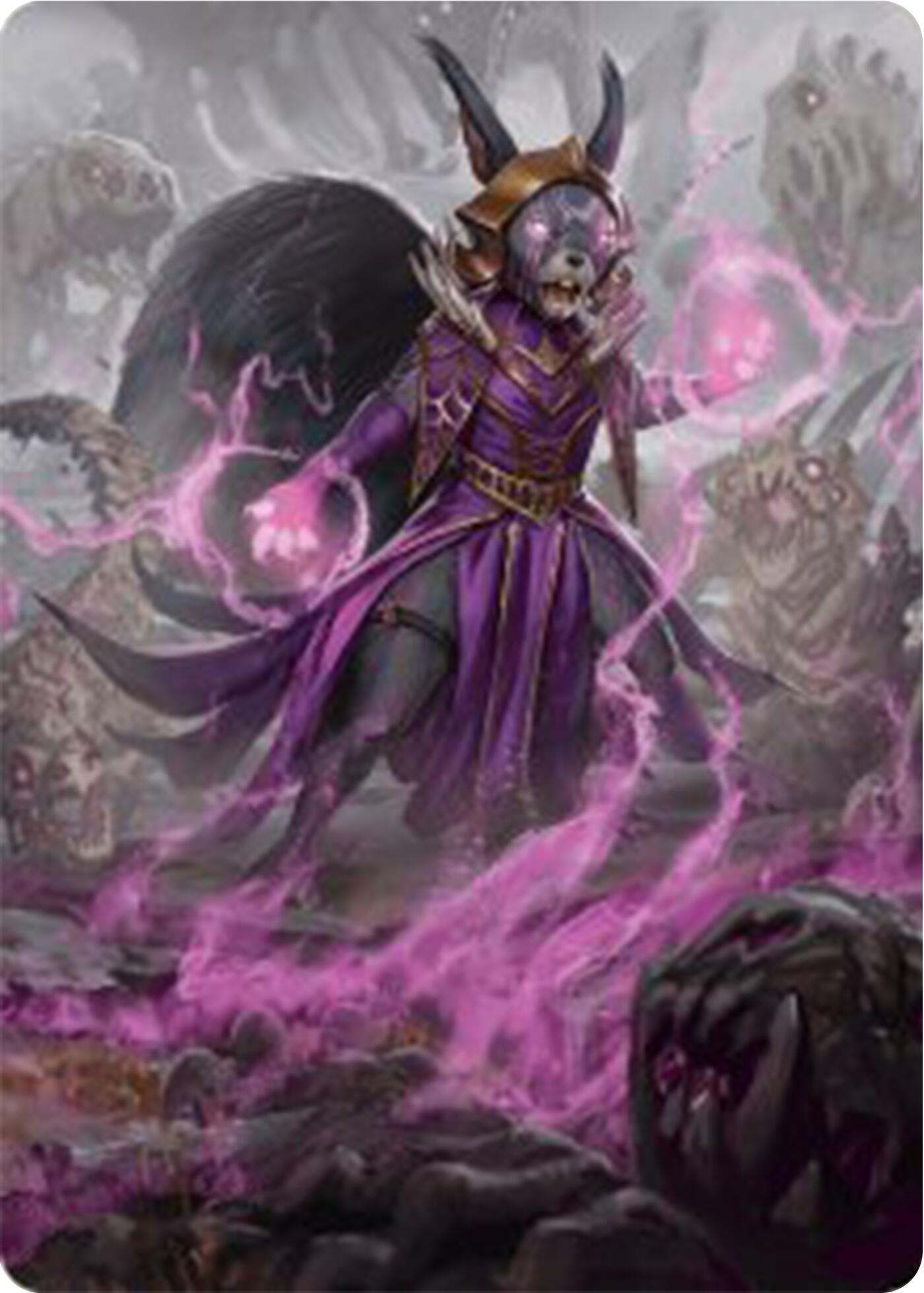 Liliana of the Dark Realms Art Card [Bloomburrow Art Series] | Kessel Run Games Inc. 